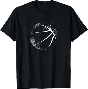 Basketball Silhouette Basketball T-Shirt - T-Shirt | Black