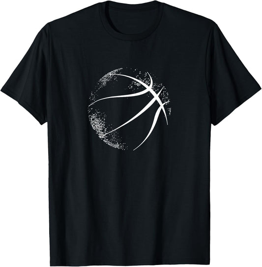 Basketball Silhouette Basketball T-Shirt - T-Shirt | Black