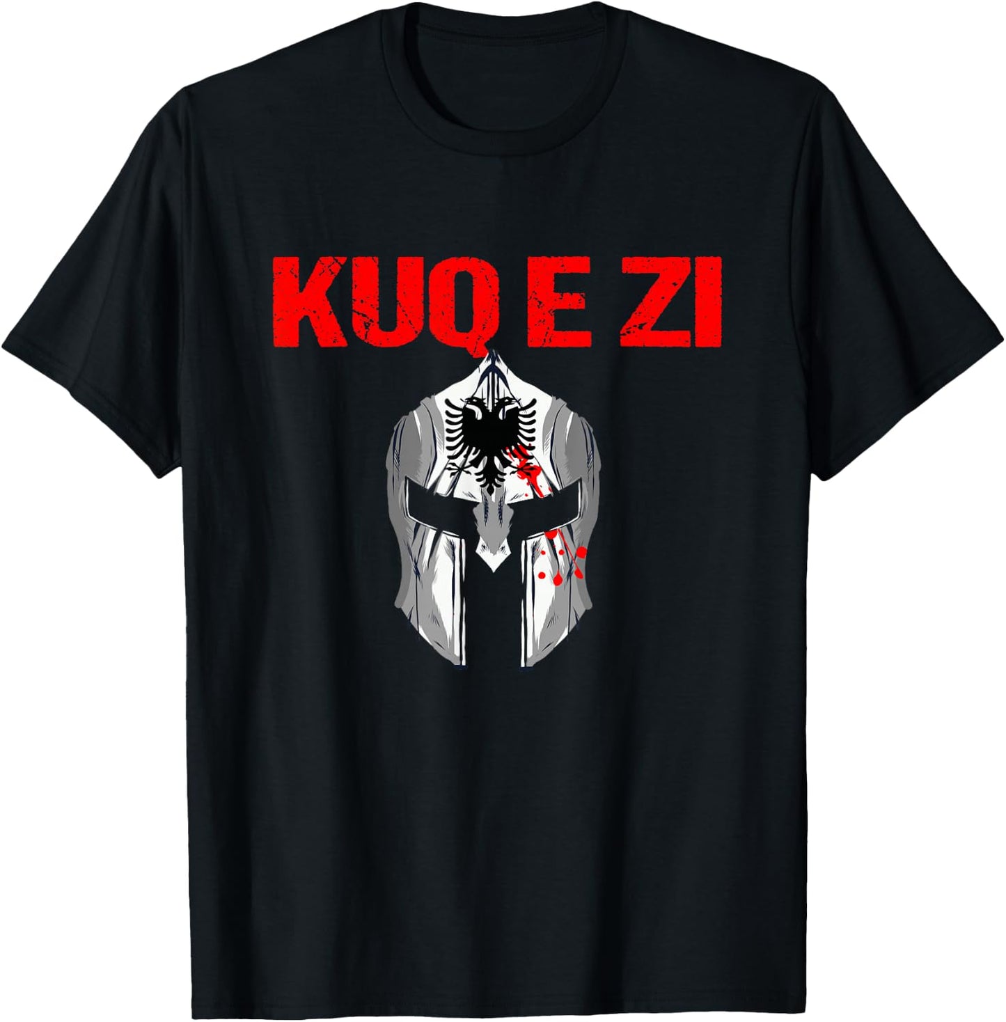 Kuq E Zi Albania Albanian Eagle Albania Albaner Power T-Shirt - T-Shirt | Black