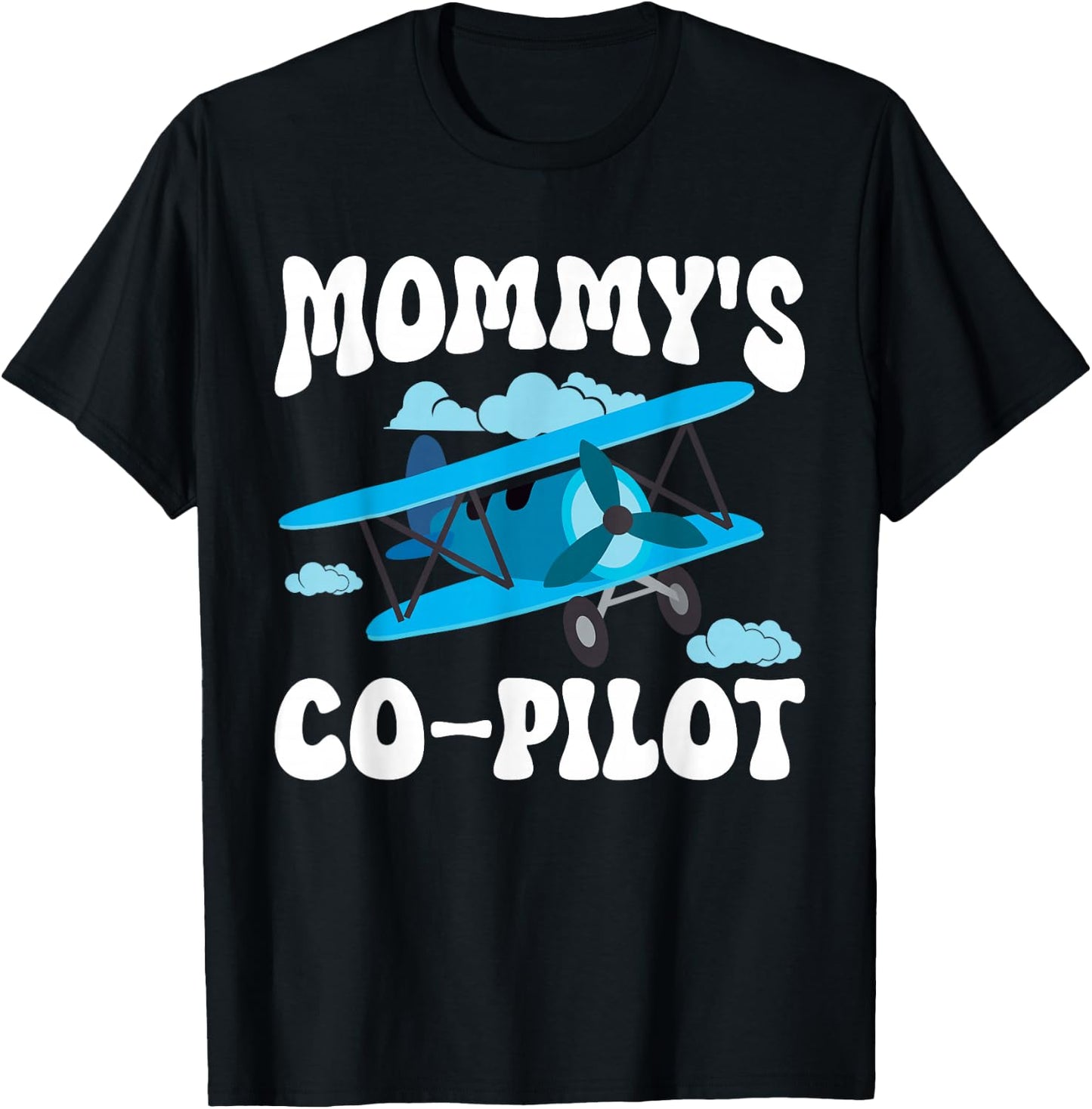 Aeroplane Pilot Mother Pilots T-Shirt - T-Shirt | Black