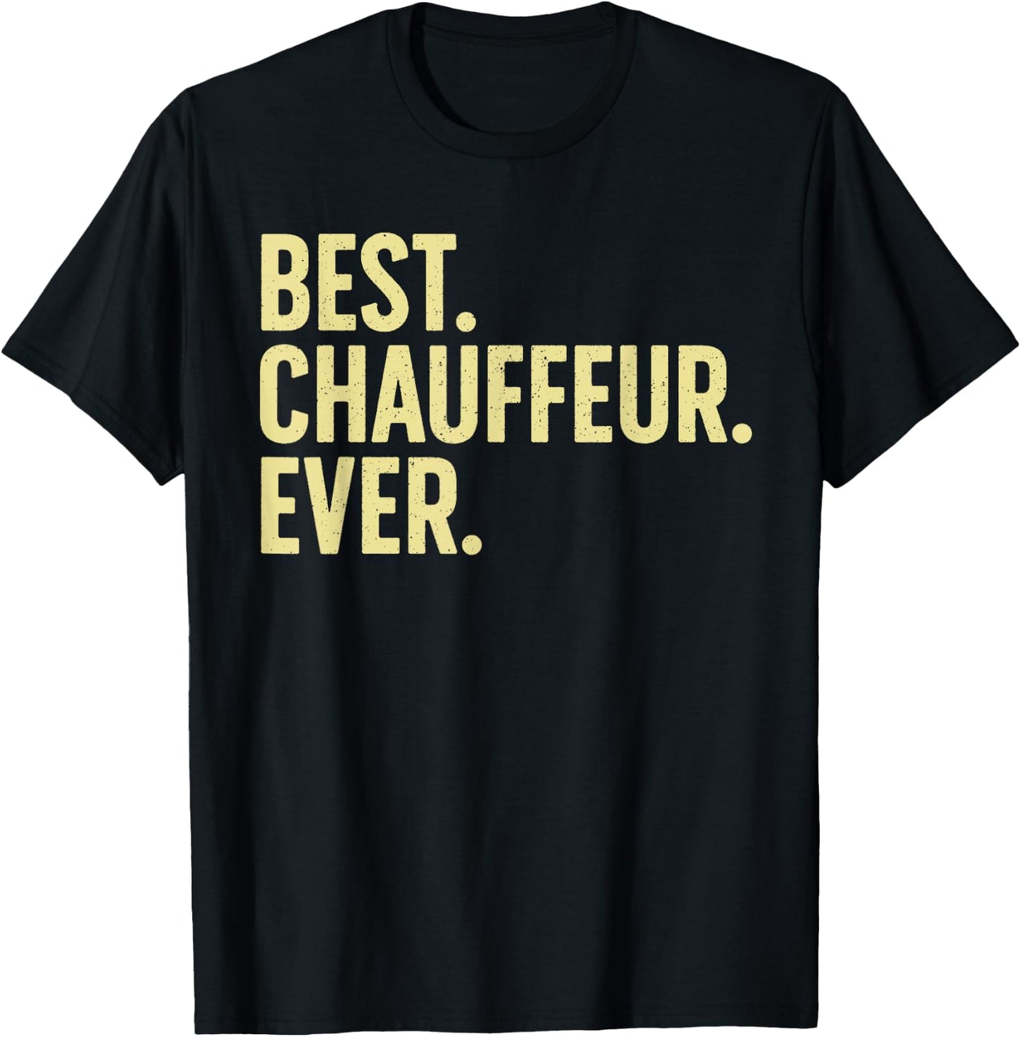Best Chauffeur Art Women Dad Job Taxi Limo Driver T-Shirt - T-Shirt | Black