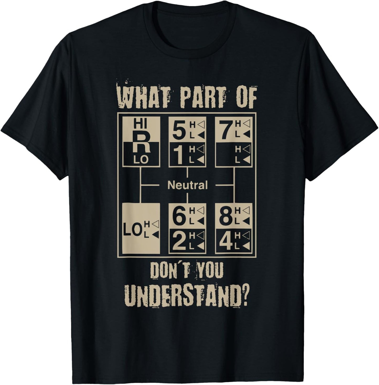Funny Truck Driver Shirt,18 Speed What Don't You Understand T-Shirt - T-Shirt | Black