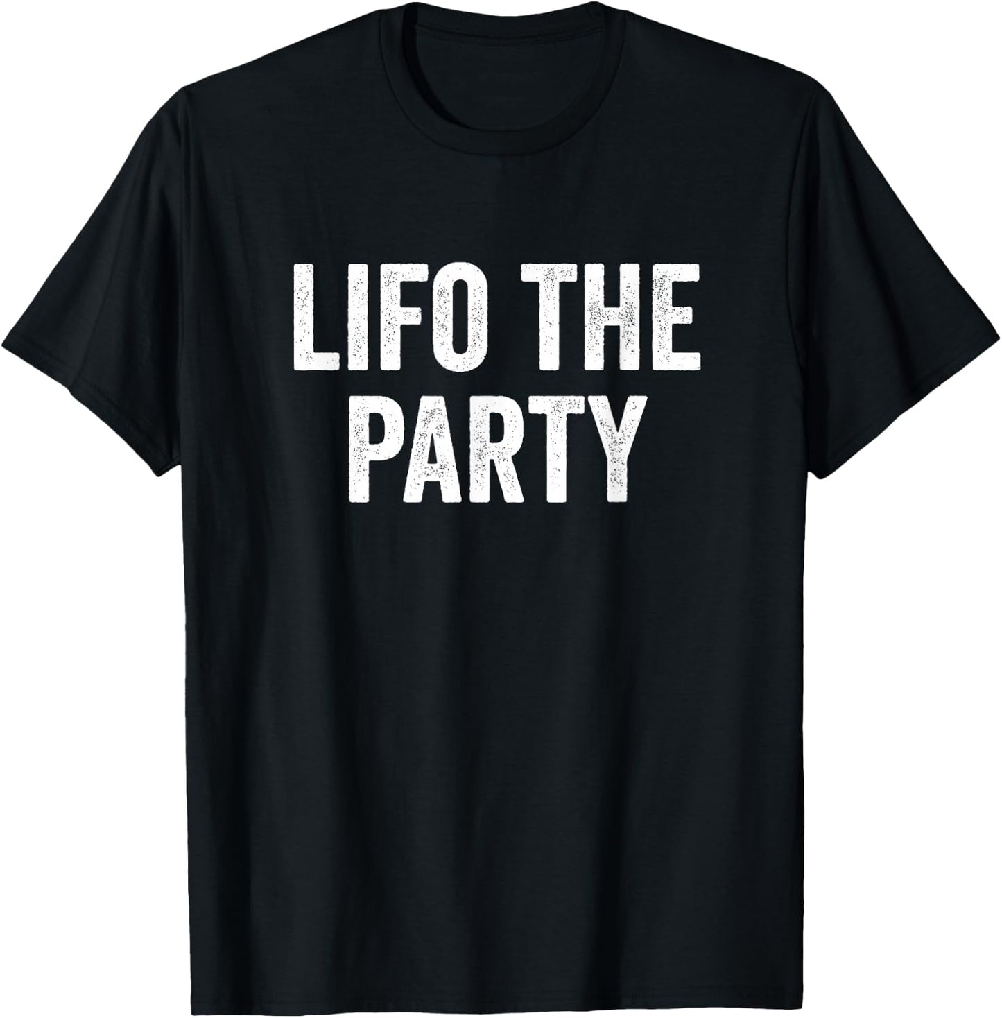 LIFO The Party Bookkeeper Accountant T-Shirt - T-Shirt | Black