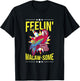 Feelin' Macaw-some Pun for a Macaw Lover T-Shirt - T-Shirt | Black