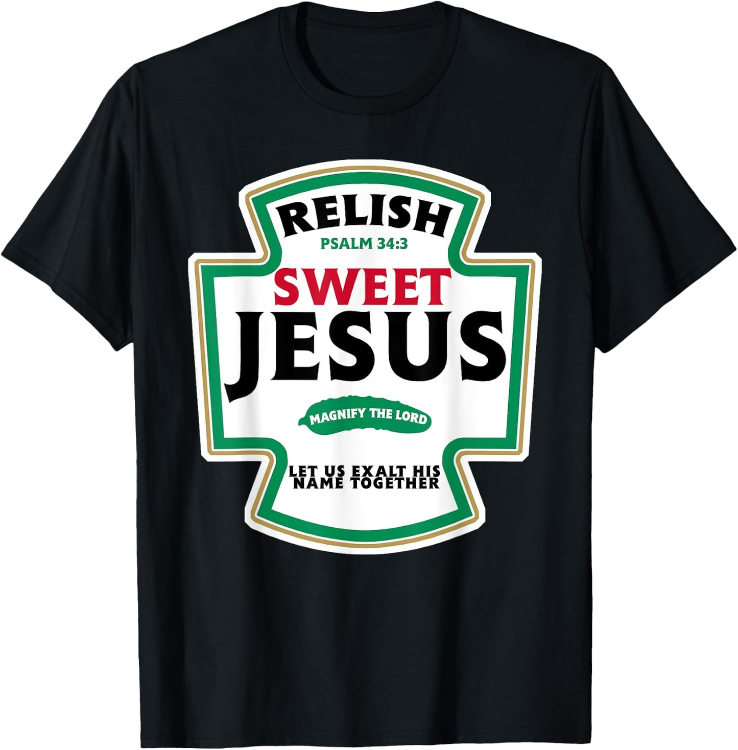 Relish Sweet Jesus T-Shirt - T-Shirt | Black