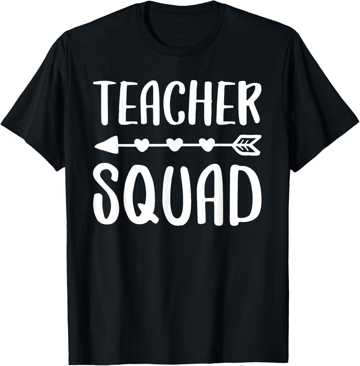 Teacher Squad Shirt Men Women Teacher Team T-Shirt - T-Shirt | Black