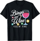 Funny Bingo and Wine T-Shirt - T-Shirt | Black