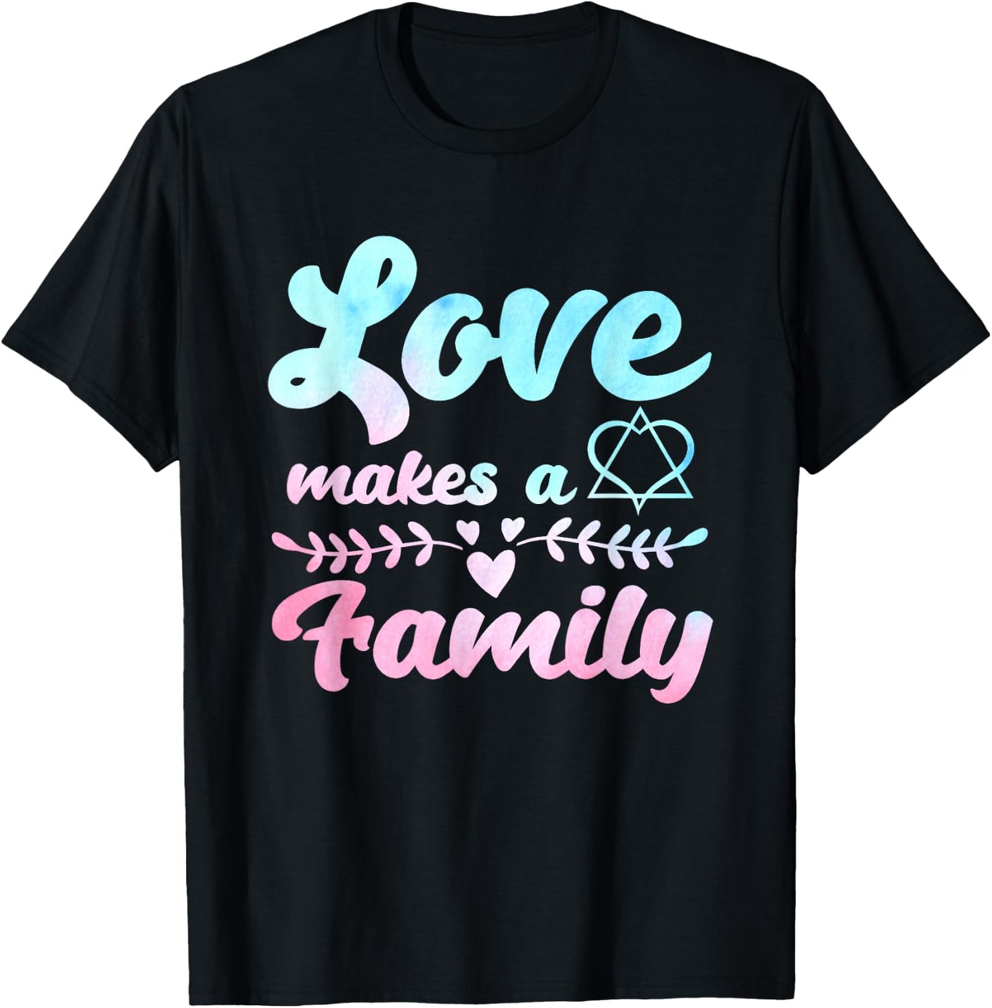 Adoption Announcement Day Love Family T-Shirt - T-Shirt | Black