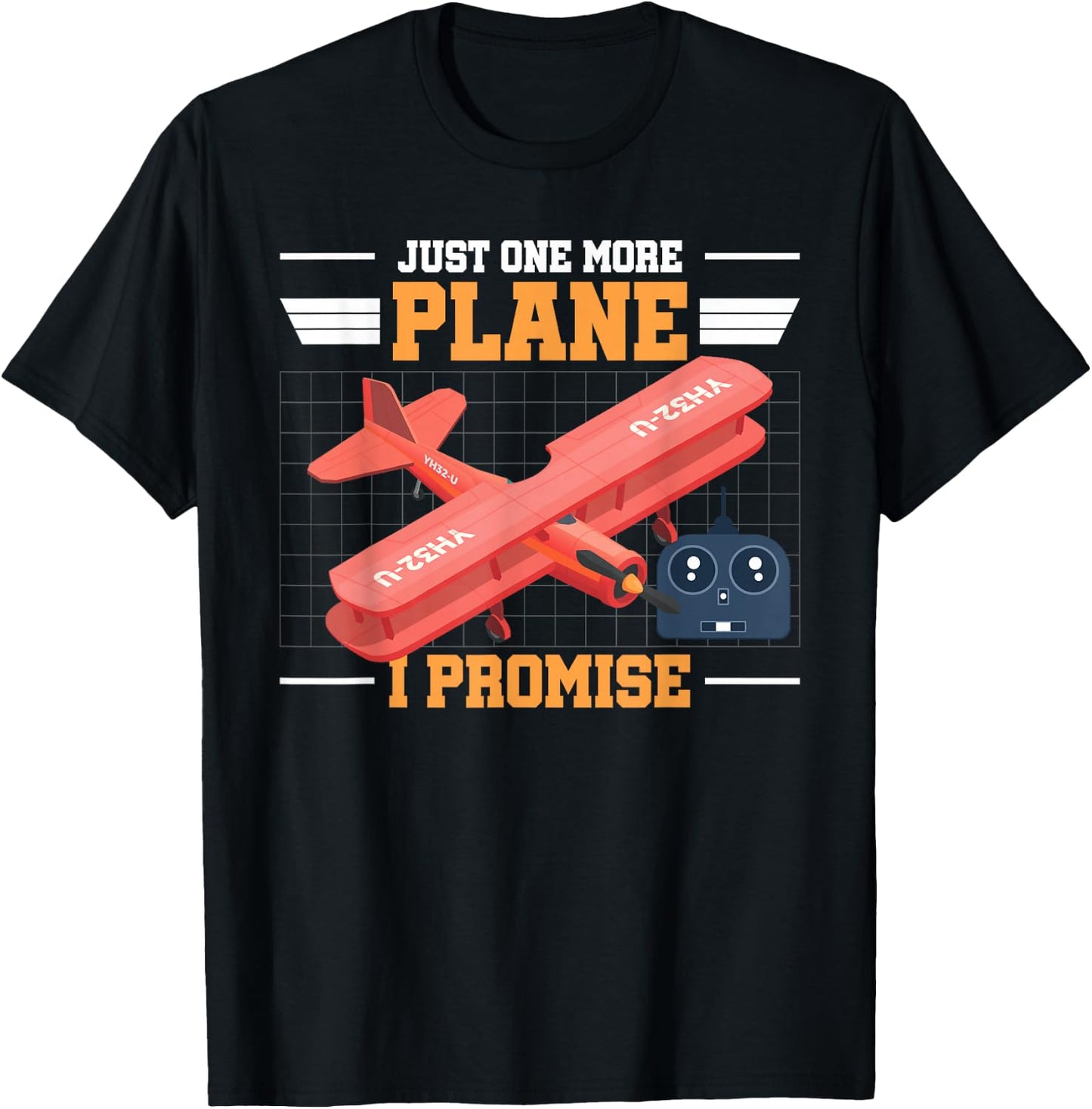 Funny RC Plane - Just one more plane I promise - RC Airplane T-Shirt - T-Shirt | Black