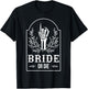 Bride Or Die Skeleton Hand Gothic Bachelorette Party T-Shirt - T-Shirt | Black
