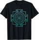Shri Yantra Sacred Geometry T-Shirt - T-Shirt | Black