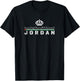 The Hashemite Kingdom of Jordan with Flag Arabic Calligraphy T-Shirt - T-Shirt | Black