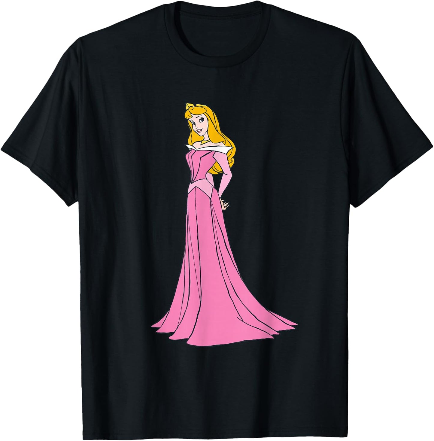 Disney Sleeping Beauty Princess Aurora Classic T-Shirt - T-Shirt | Black
