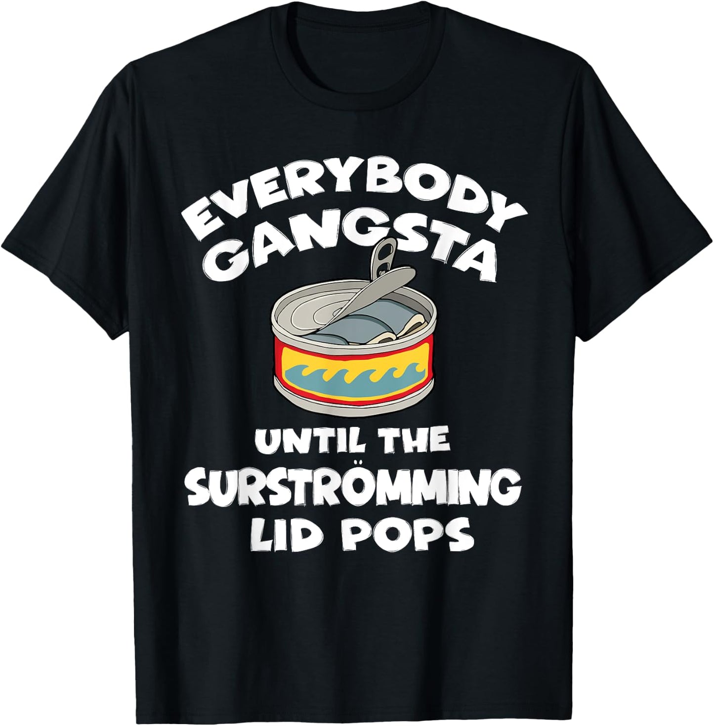 Funny Surstromming Fish Swedish Pride T-Shirt - T-Shirt | Black