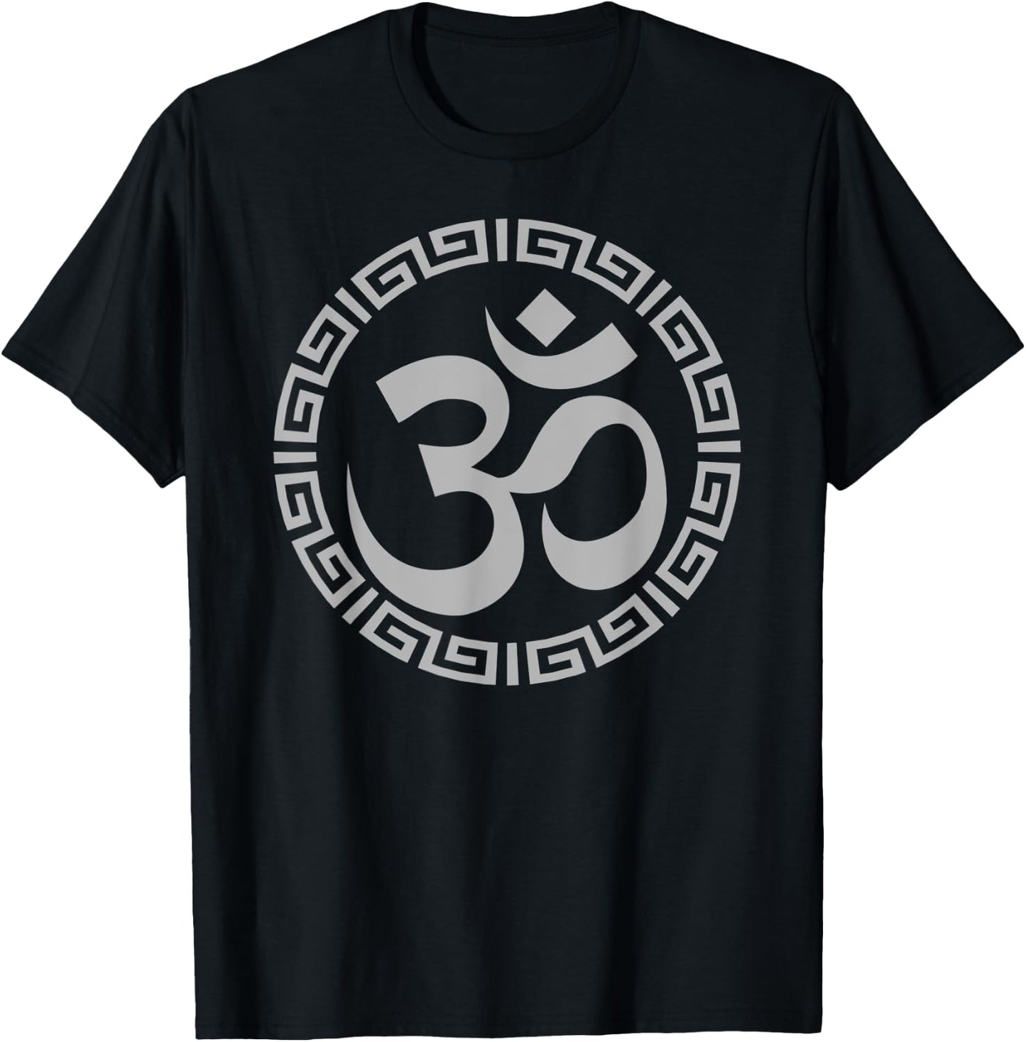 Om Ohm Yoga Symbol Meditation Yoga T-Shirt - T-Shirt | Black