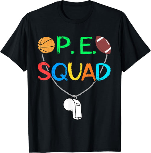 PE Teacher Squad P.E. Team School Fitness Teacher Crew