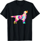 Flat-Coated Retriever Flat-Coat Dog Lover Tie Dye T-Shirt - T-Shirt | Black
