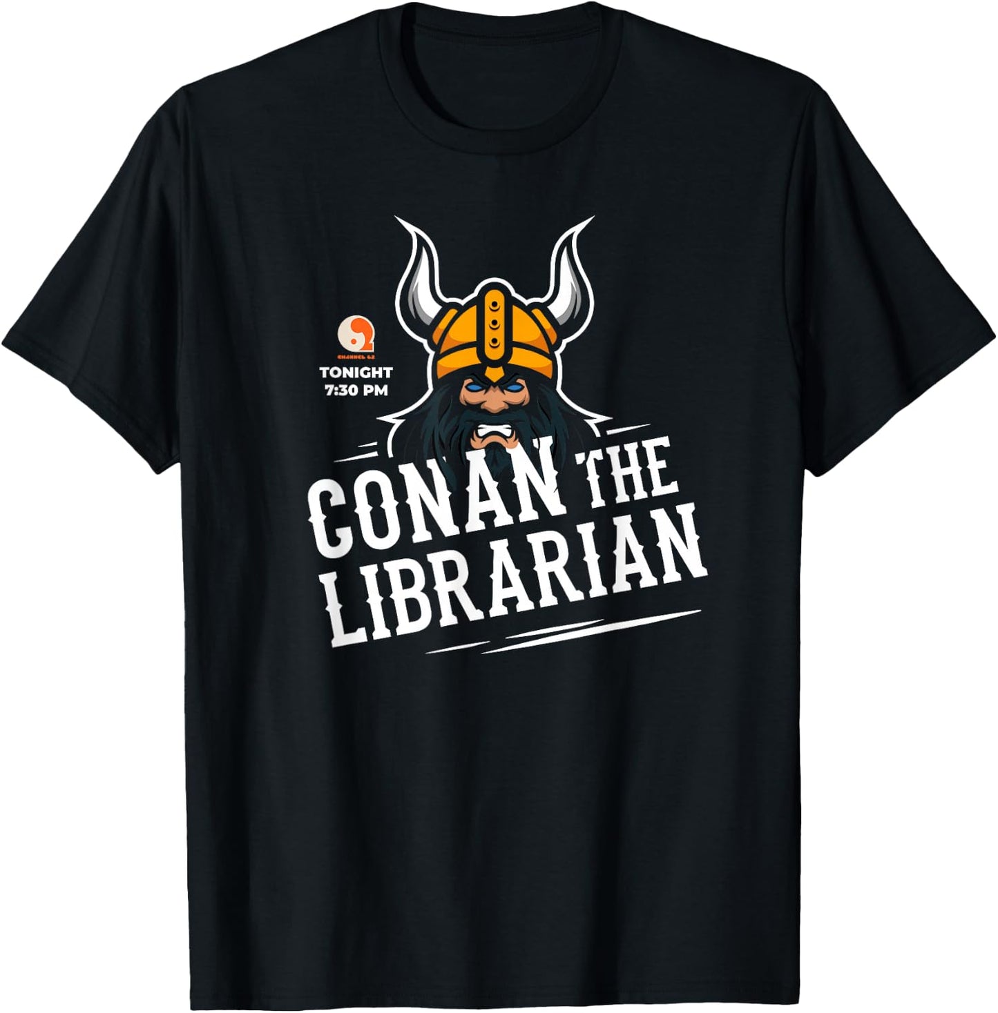 Conan The Librarian T-Shirt - T-Shirt | Black