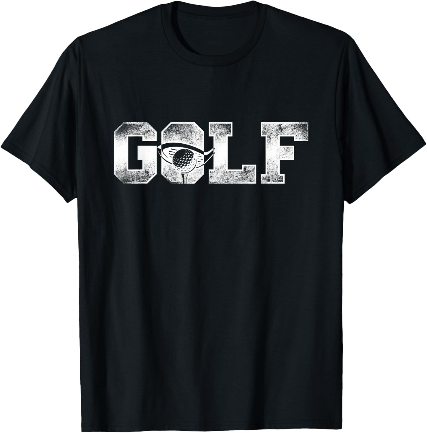 Golf Vintage Golf T-Shirt - T-Shirt | Black