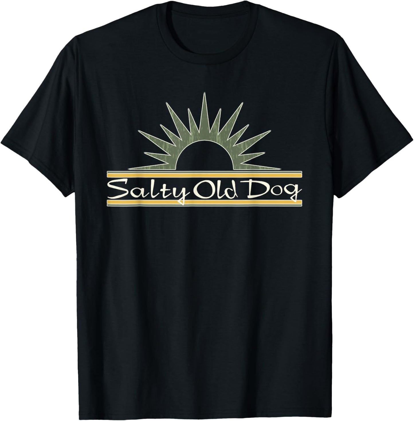 Salty Old Dog T-Shirt - T-Shirt | Black