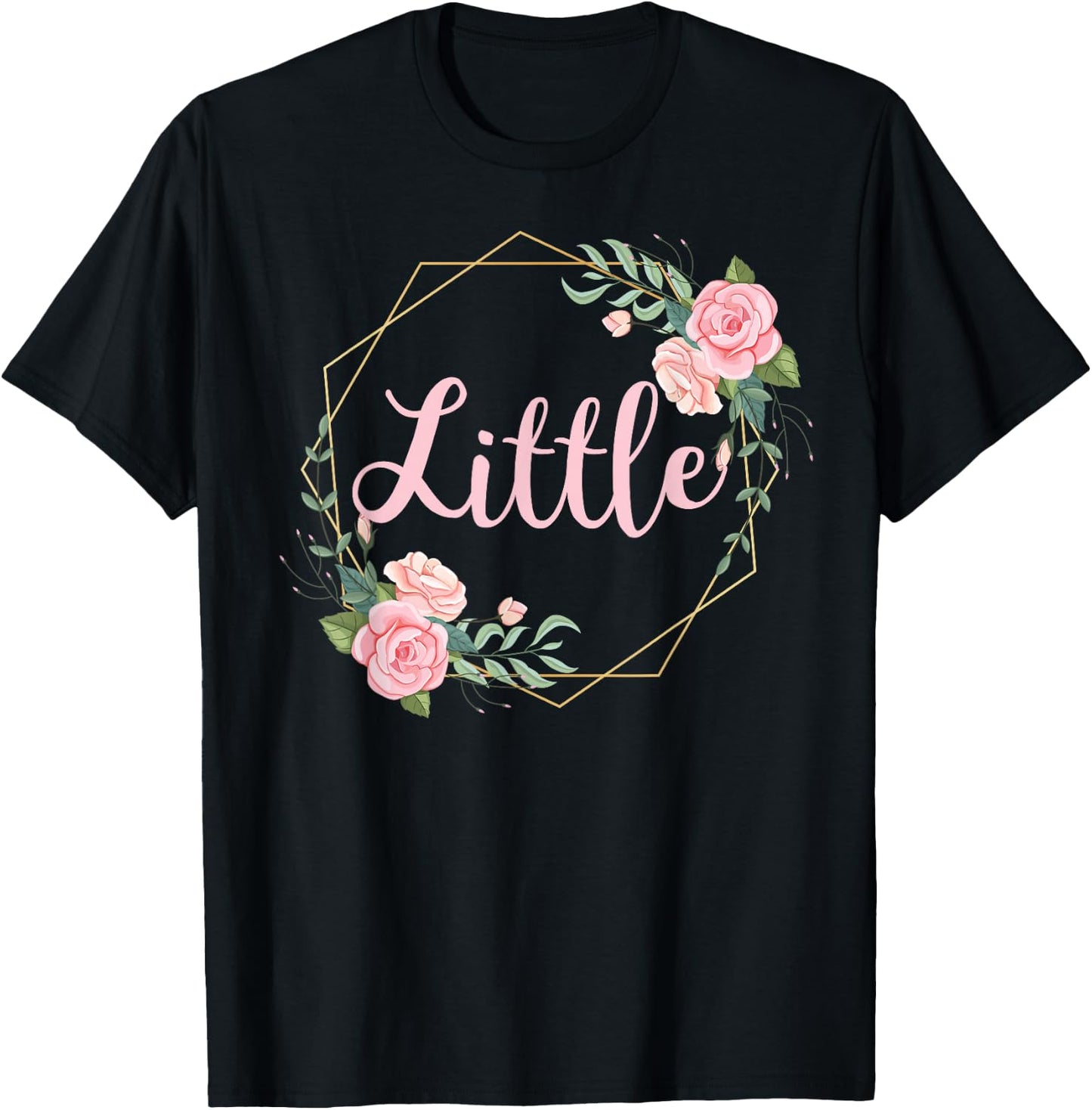 Little Reveal Sorority Sister Big Little Week Pledge Alumnae T-Shirt - T-Shirt | Black