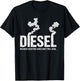 Diesel Because Electric Cars Can't Roll Coal Trucker Gift T-Shirt - T-Shirt | Black