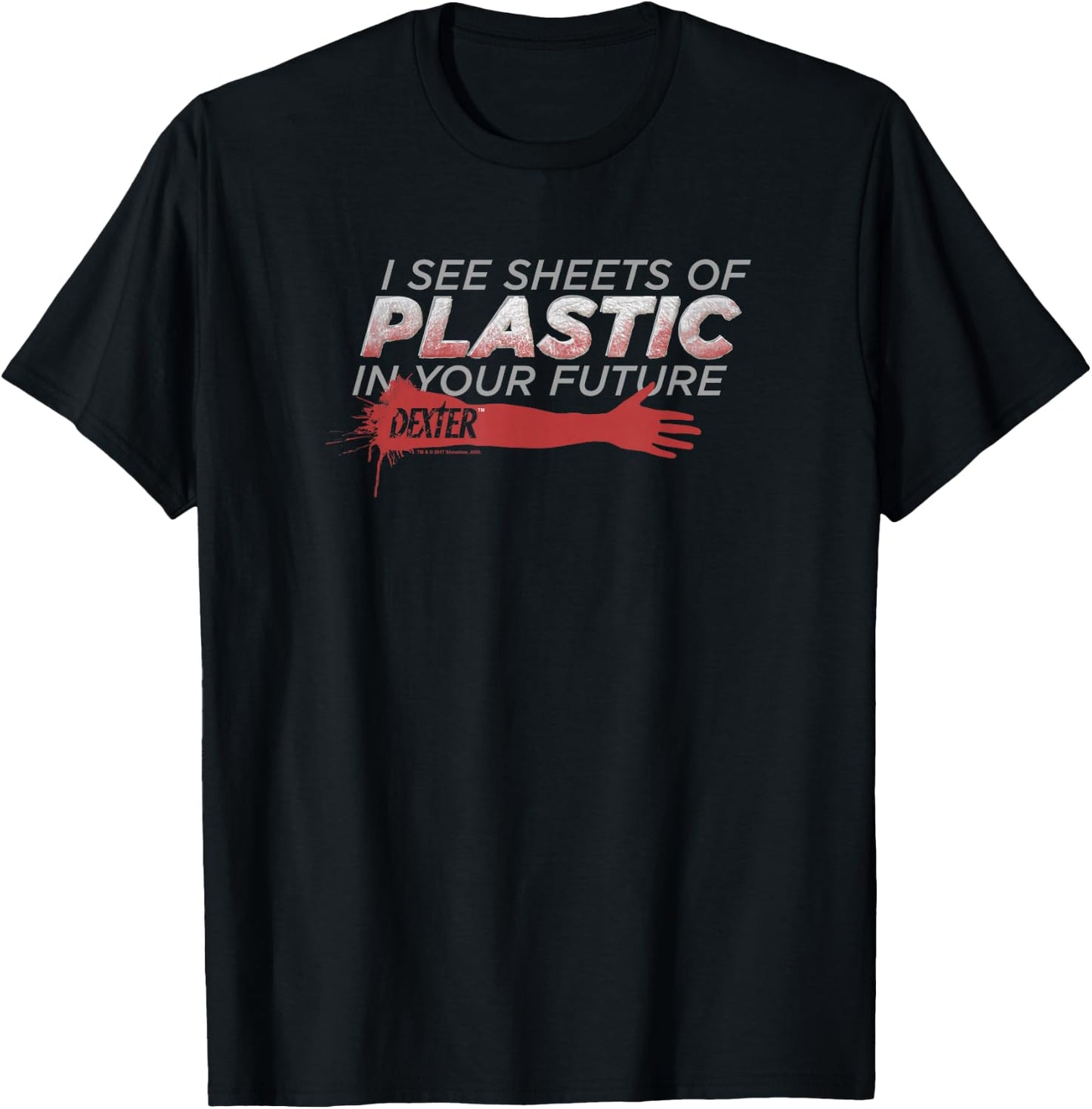 Dexter Plastic Prediction T-Shirt - T-Shirt | Black