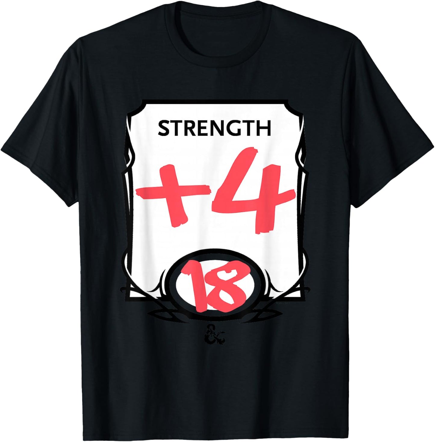 Dungeons & Dragons Strength T-Shirt - T-Shirt | Black