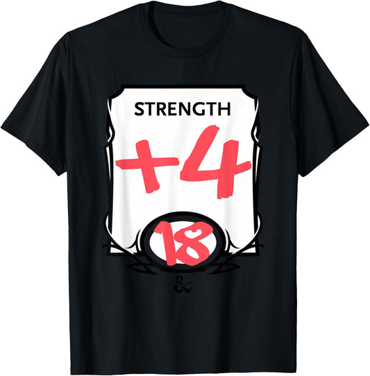 Dungeons & Dragons Strength T-Shirt - T-Shirt | Black