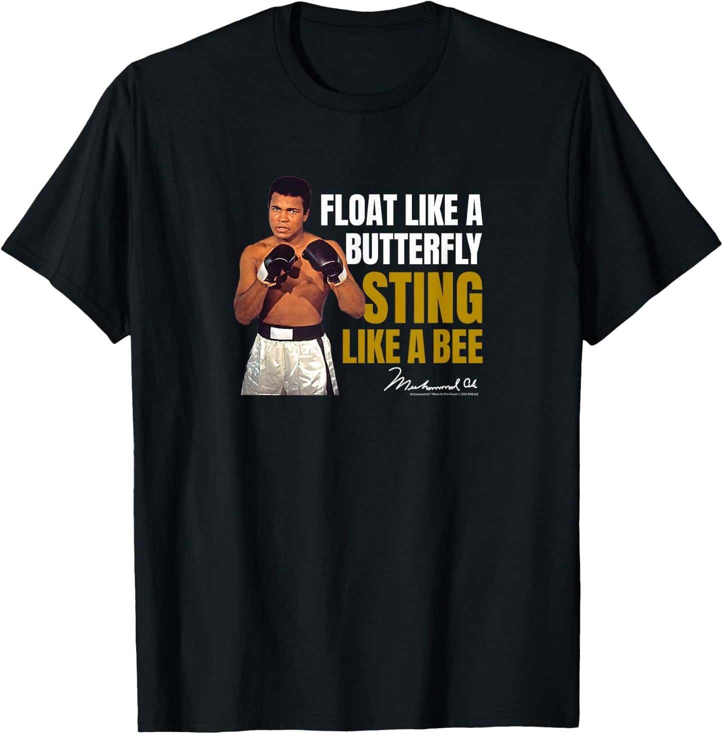 Muhammad Ali - Float Like A Butterfly T-Shirt - T-Shirt | Black