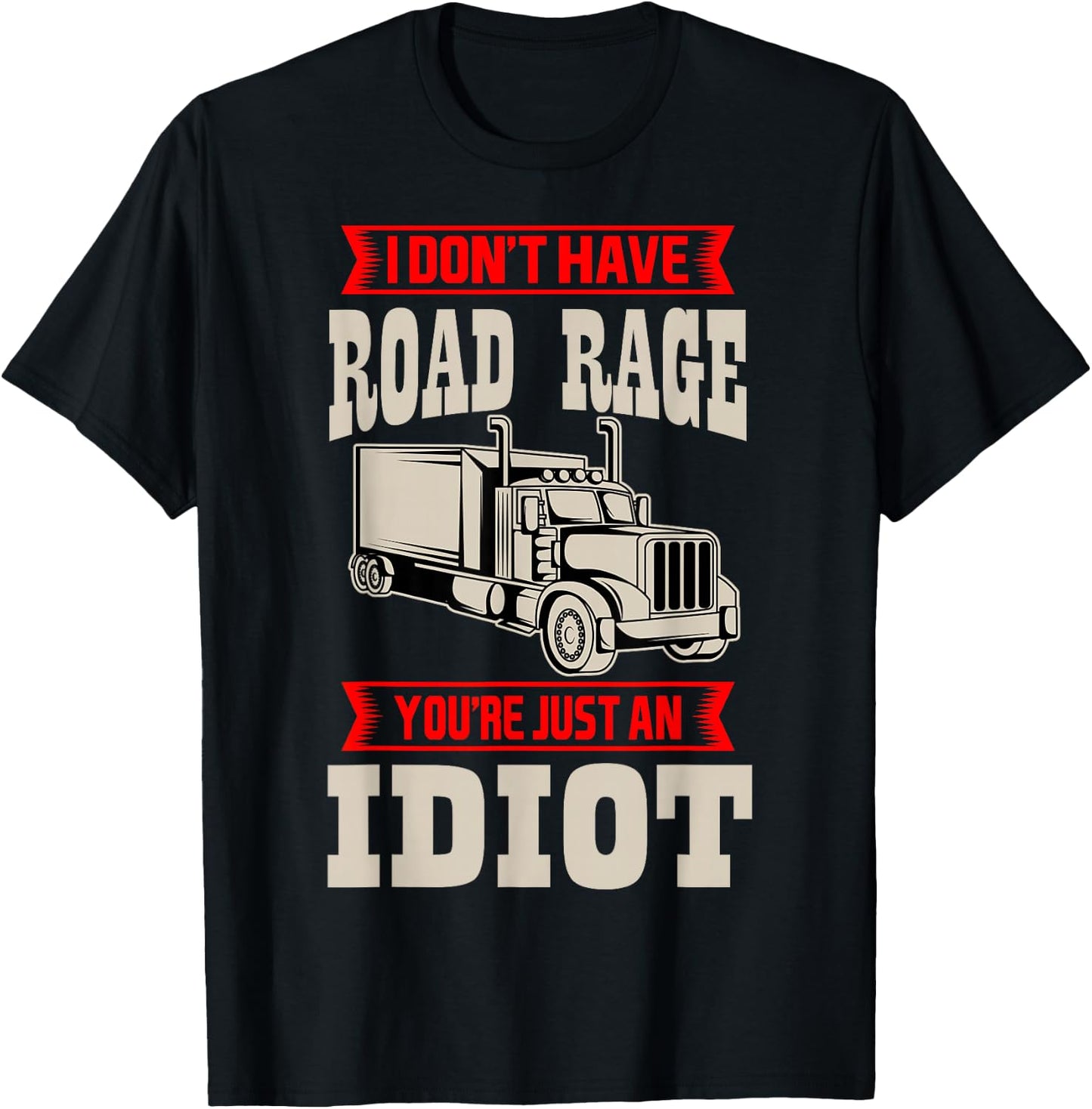 Truck Driver Trucker LGV Truckie Driving Vehicle Teamster T-Shirt - T-Shirt | Black