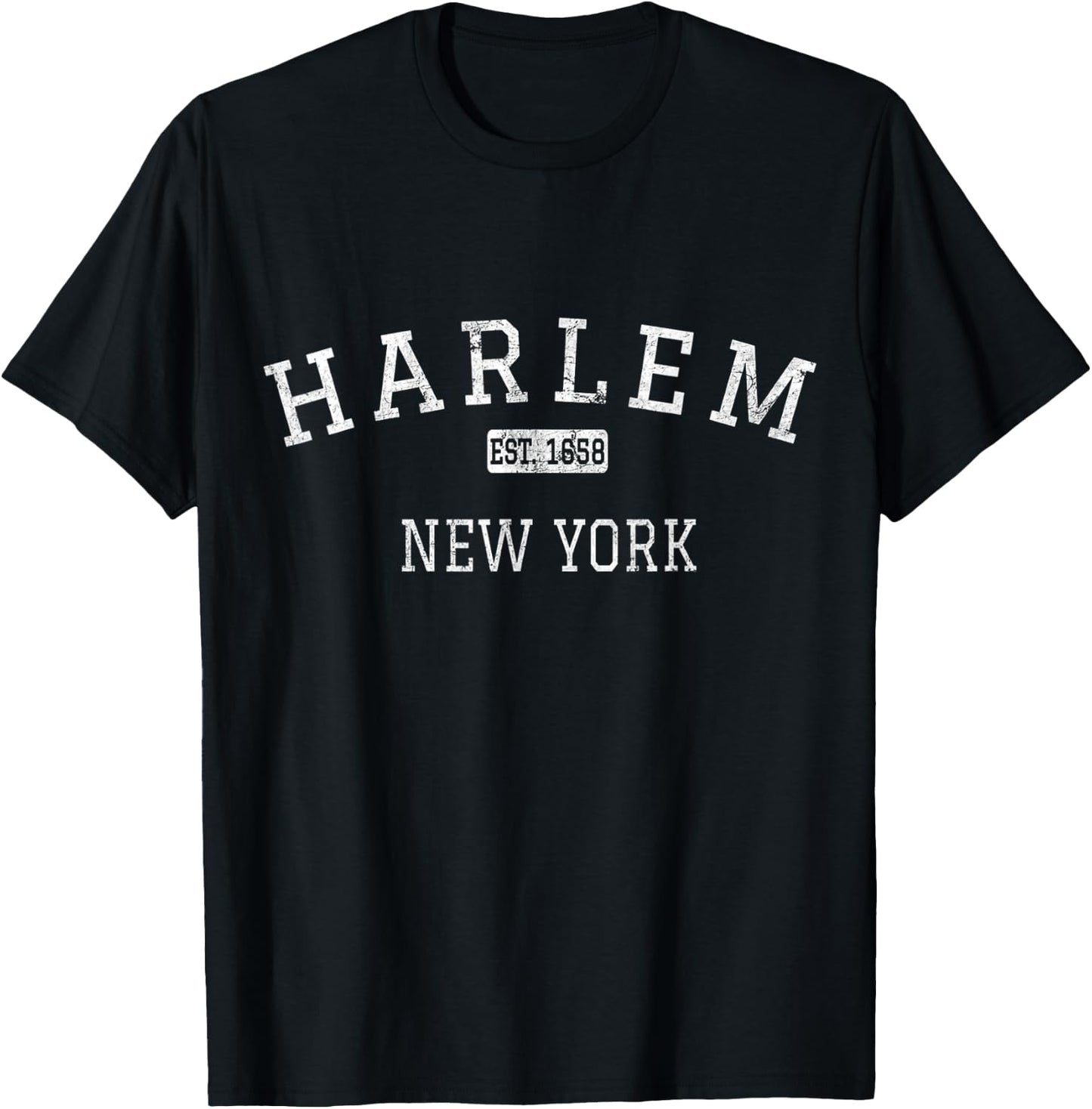 Harlem New York New York City NY Vintage T-Shirt - T-Shirt | Black