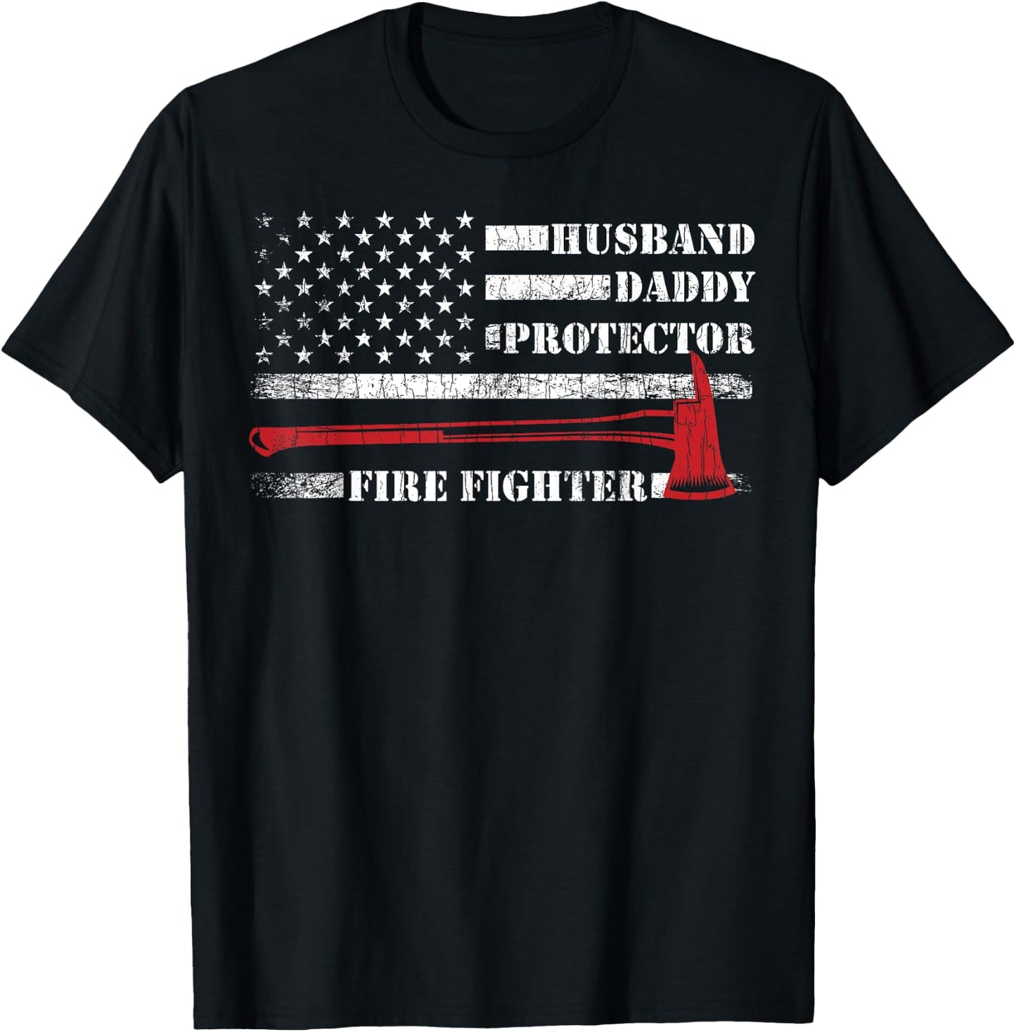 Firefighter Funny Firemen Fire Truck Graphic T-Shirt - T-Shirt | Black