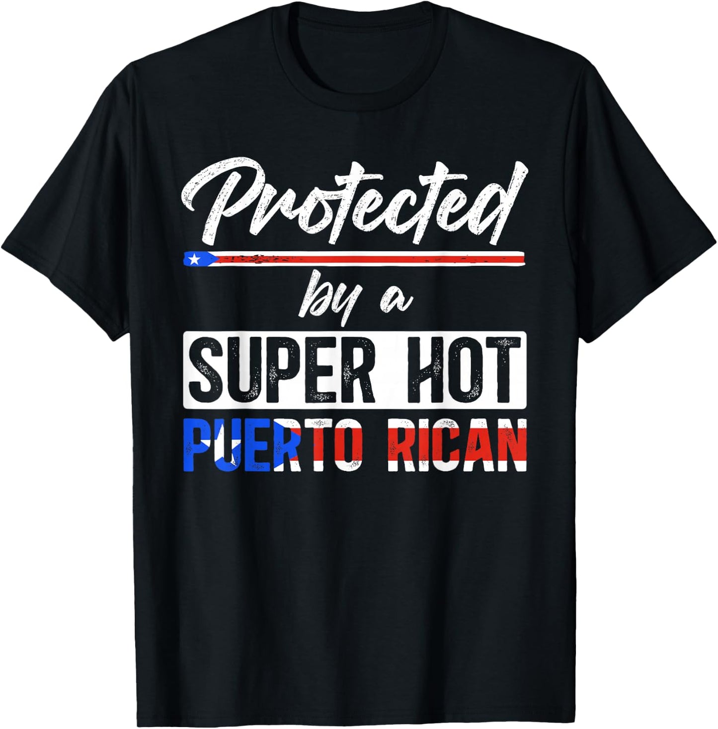 Puerto Rican Husband Wife of A Puerto Rican Husband T-Shirt - T-Shirt | Black