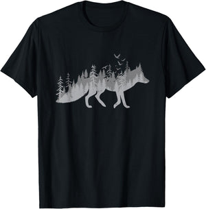 Nature Fox Forest - Zookeeper Wildlife Animal Lover Small T-Shirt - T-Shirt | Black