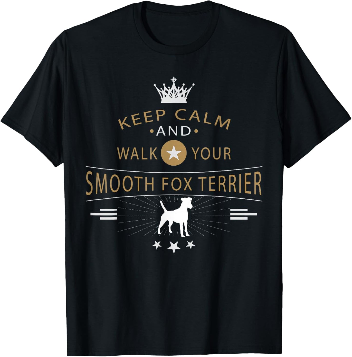 Smooth Fox Terrier Dog Breed T-Shirt - T-Shirt | Black