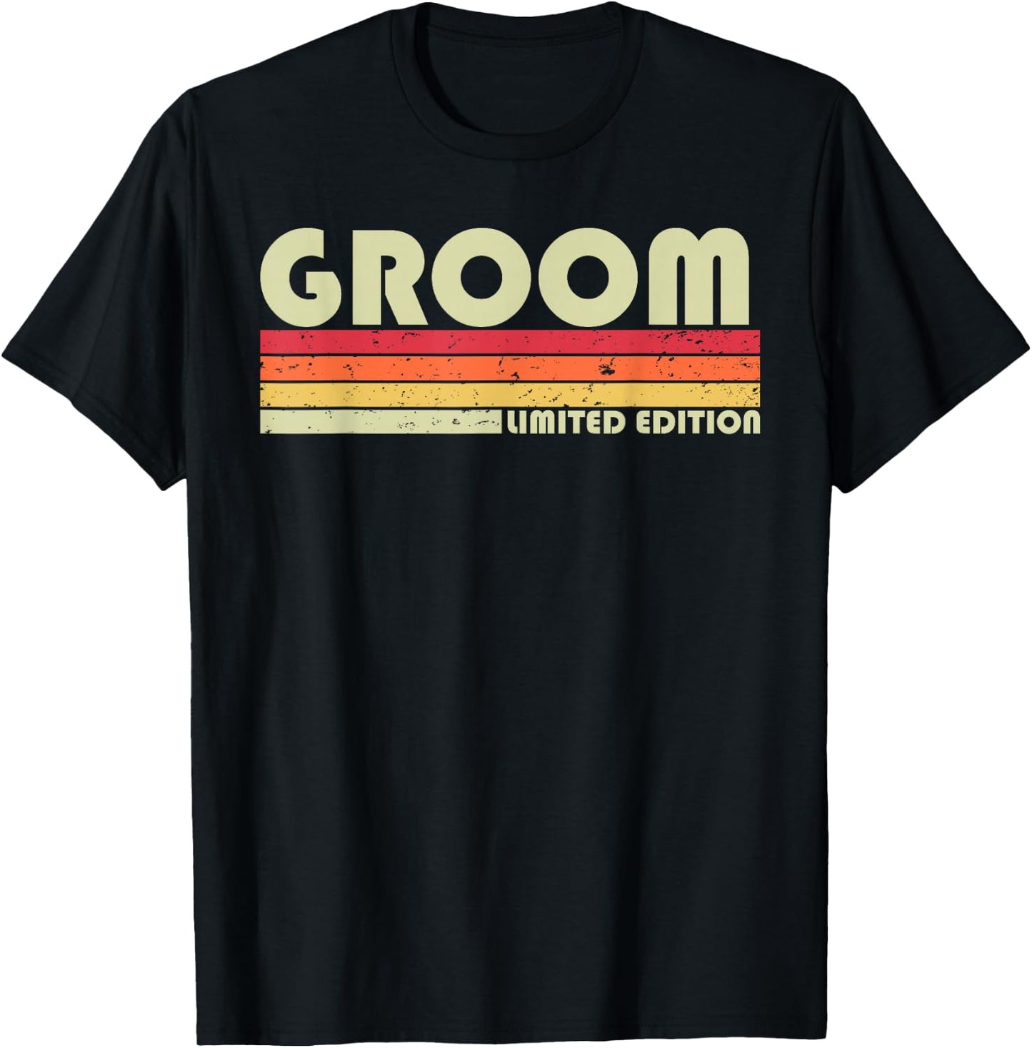 GROOM Funny Job Title Profession Birthday Worker Idea T-Shirt - T-Shirt | Black