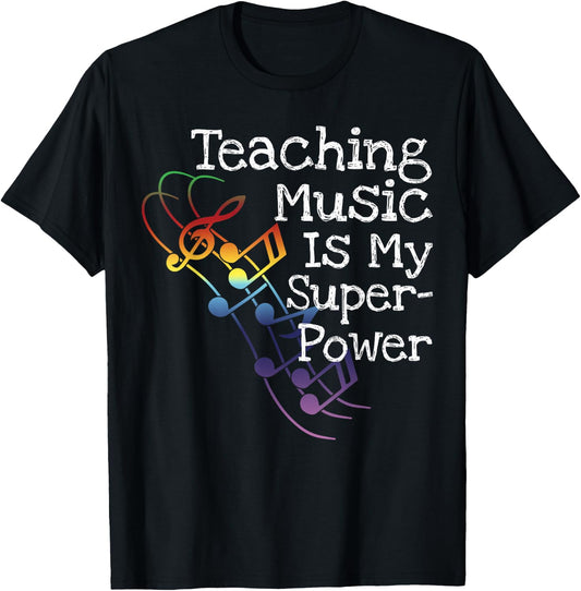 Music Teacher Gift T-Shirt - T-Shirt | Black