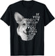 If You Don't Believe They Have Souls Corgi Dog Art Portrait Women Kids T-Shirt - T-Shirt | Black