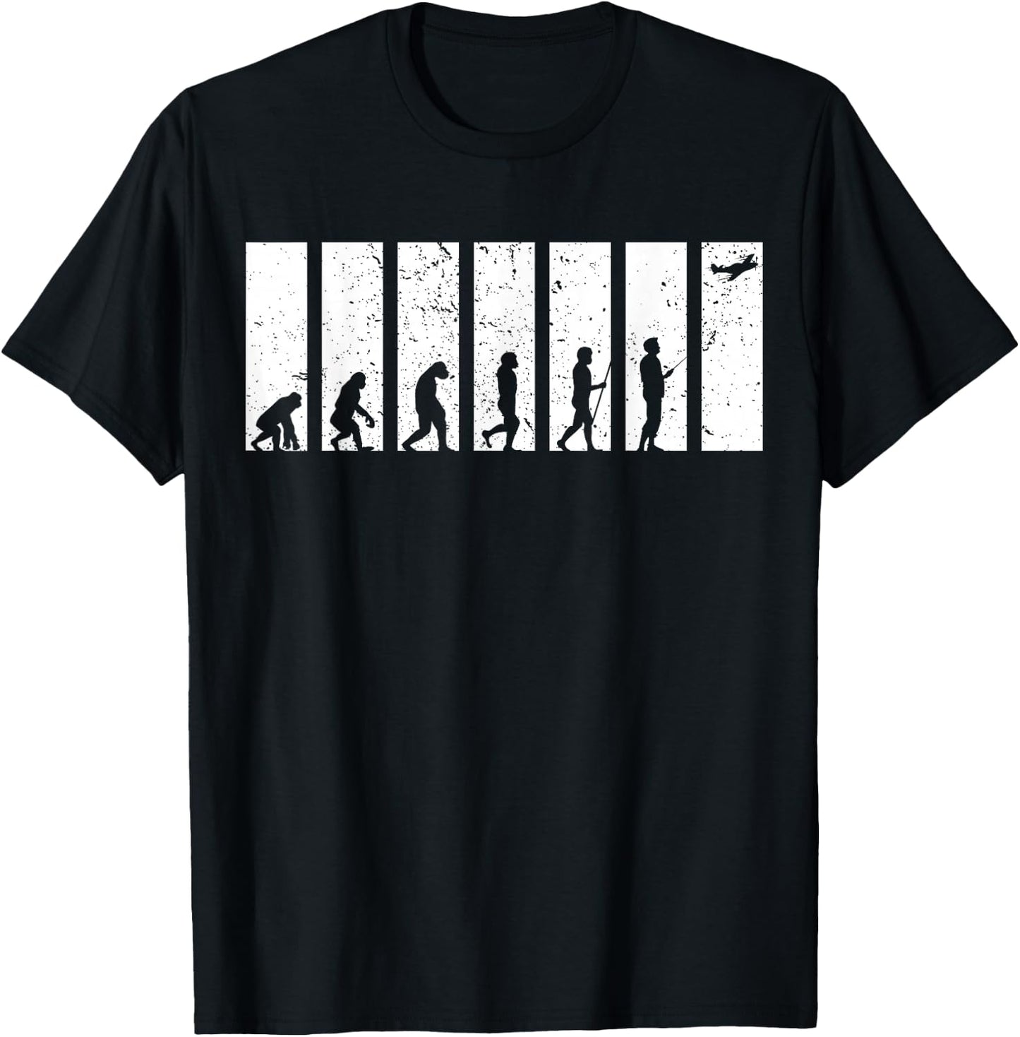 Evolution Model Flying Funny RC Airplane Aviator Gifts T-Shirt - T-Shirt | Black