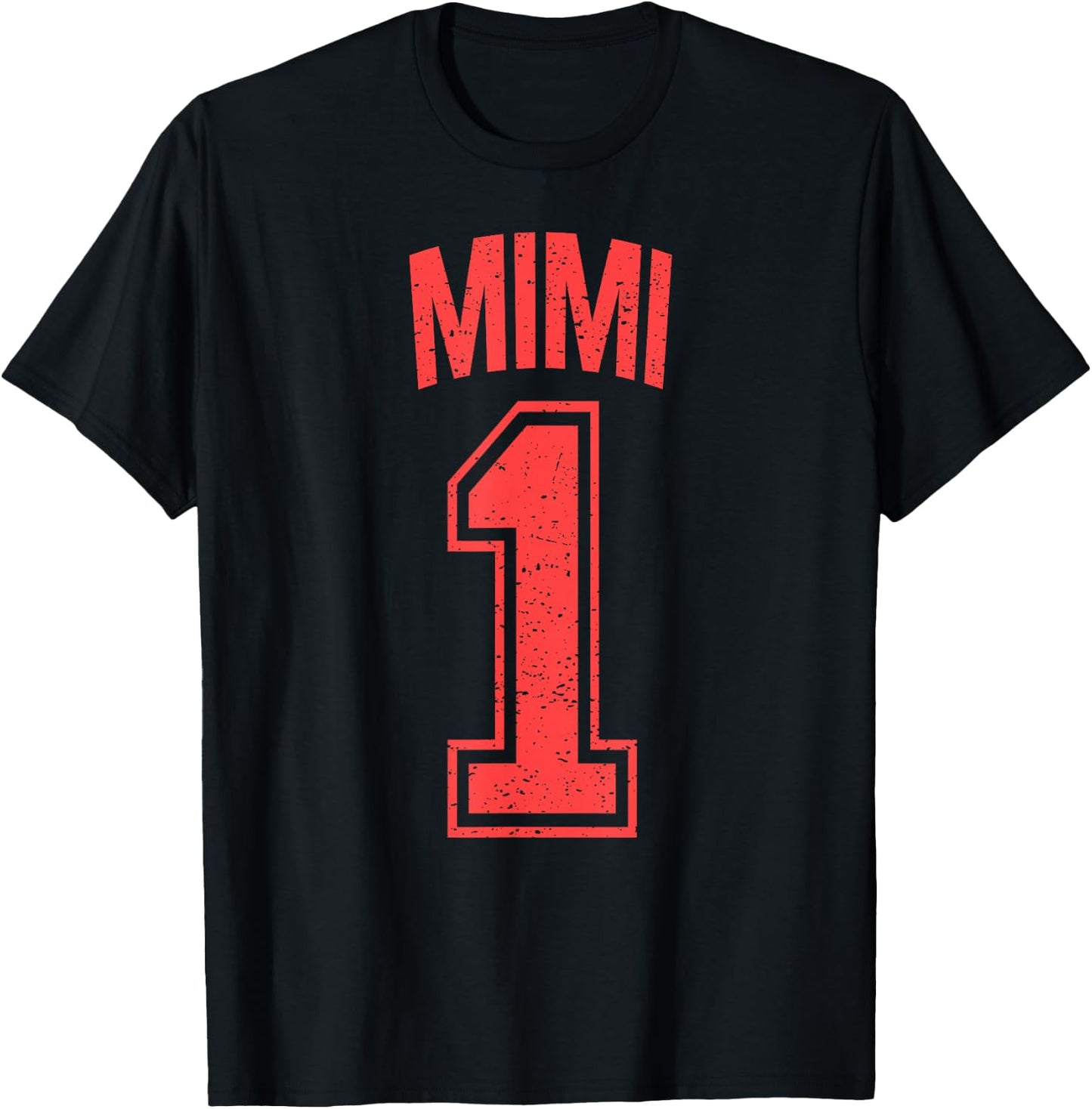 Mimi Supporter Number 1 Biggest Fan T-Shirt - T-Shirt | Black