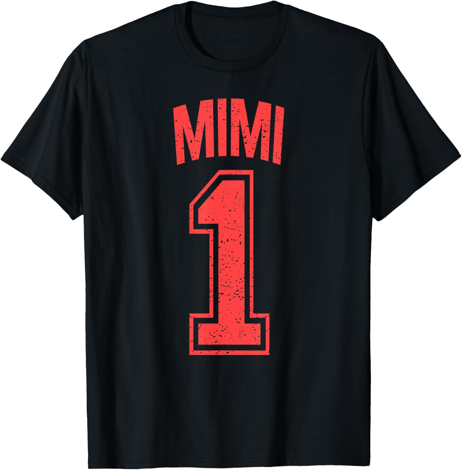 Mimi Supporter Number 1 Biggest Fan T-Shirt - T-Shirt | Black
