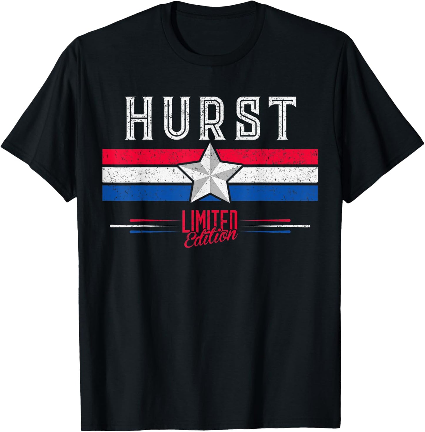 Hurst Retro Vintage Shirt Gift Women Men Kids T-Shirt - T-Shirt | Black