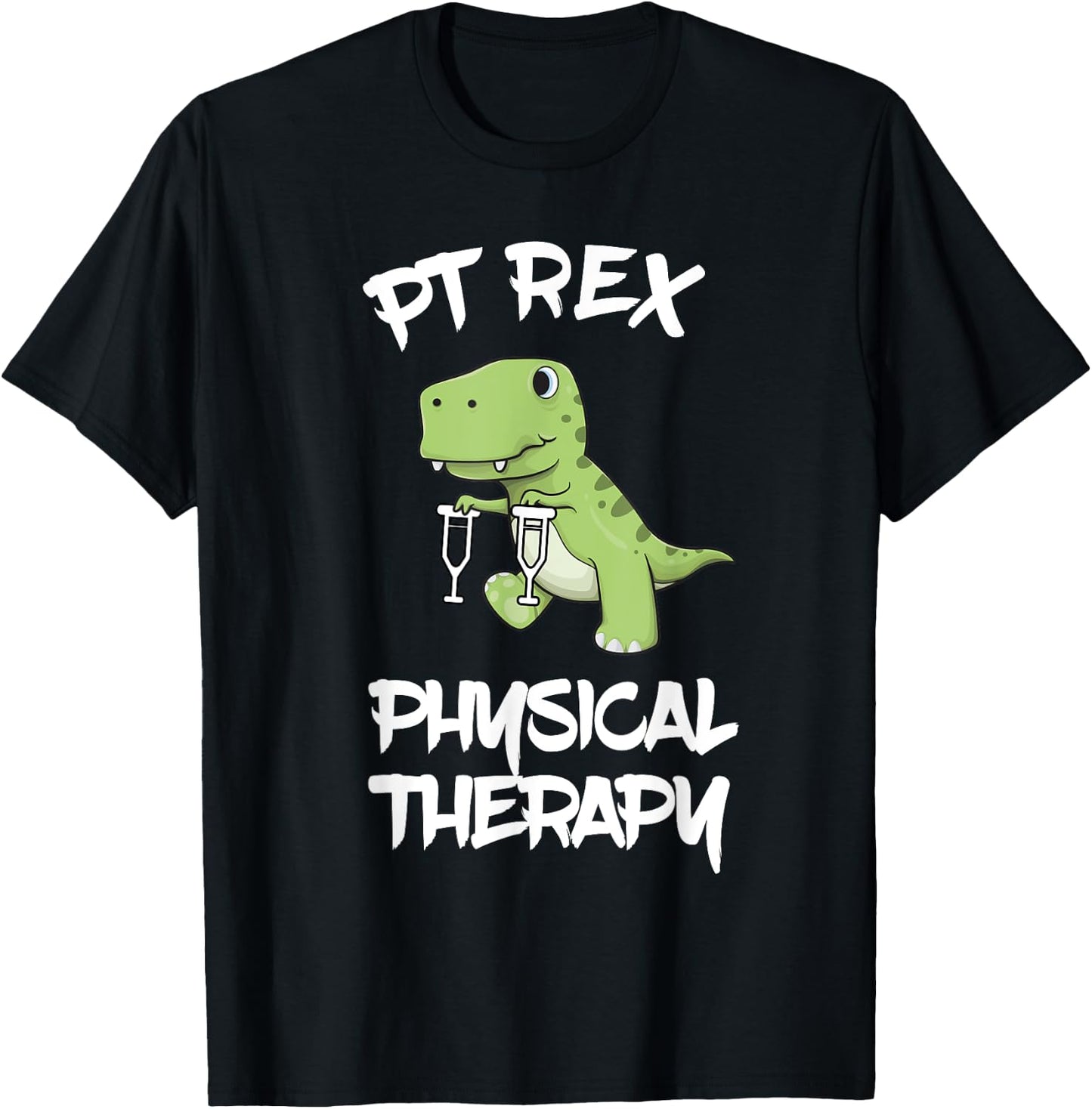 PT Rex Physical Therapy Cute T REX Dinosaur Shirt T-Shirt - T-Shirt | Black