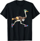 Ostrich Bird Running Marathon T Shirt Gift Women Men Kids T-Shirt - T-Shirt | Black