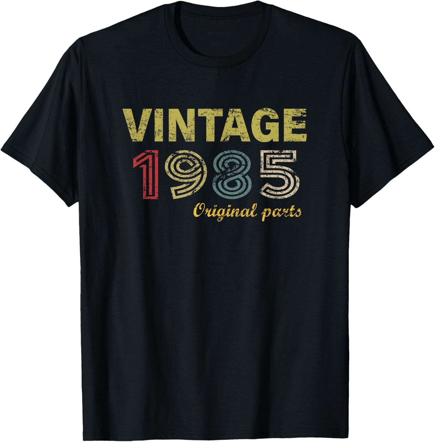 Vintage 1985 Cool 40 Year Old Bday Men Women 40th Birthday T-Shirt - T-Shirt | Black