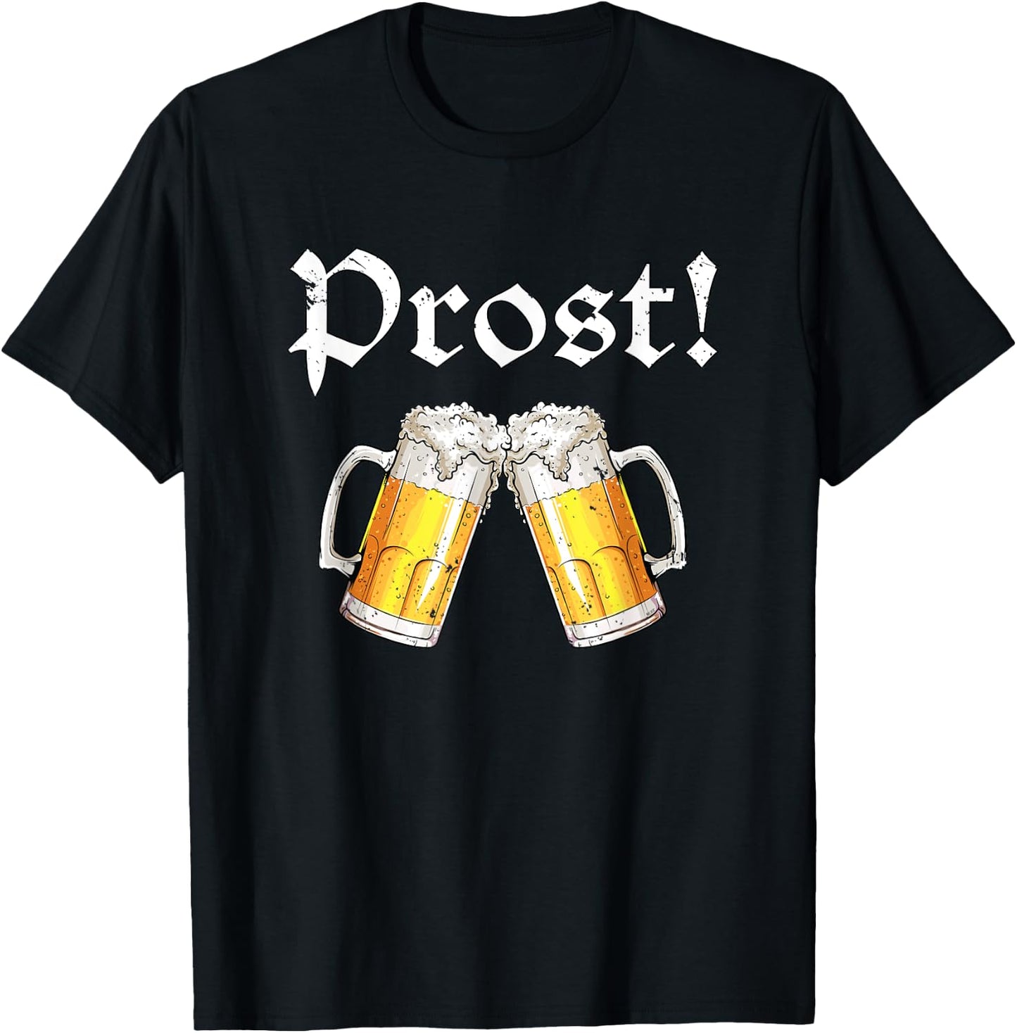 Oktoberfest Shirt Men Women Cheers Beer Festival Prost T-Shirt - T-Shirt | Black