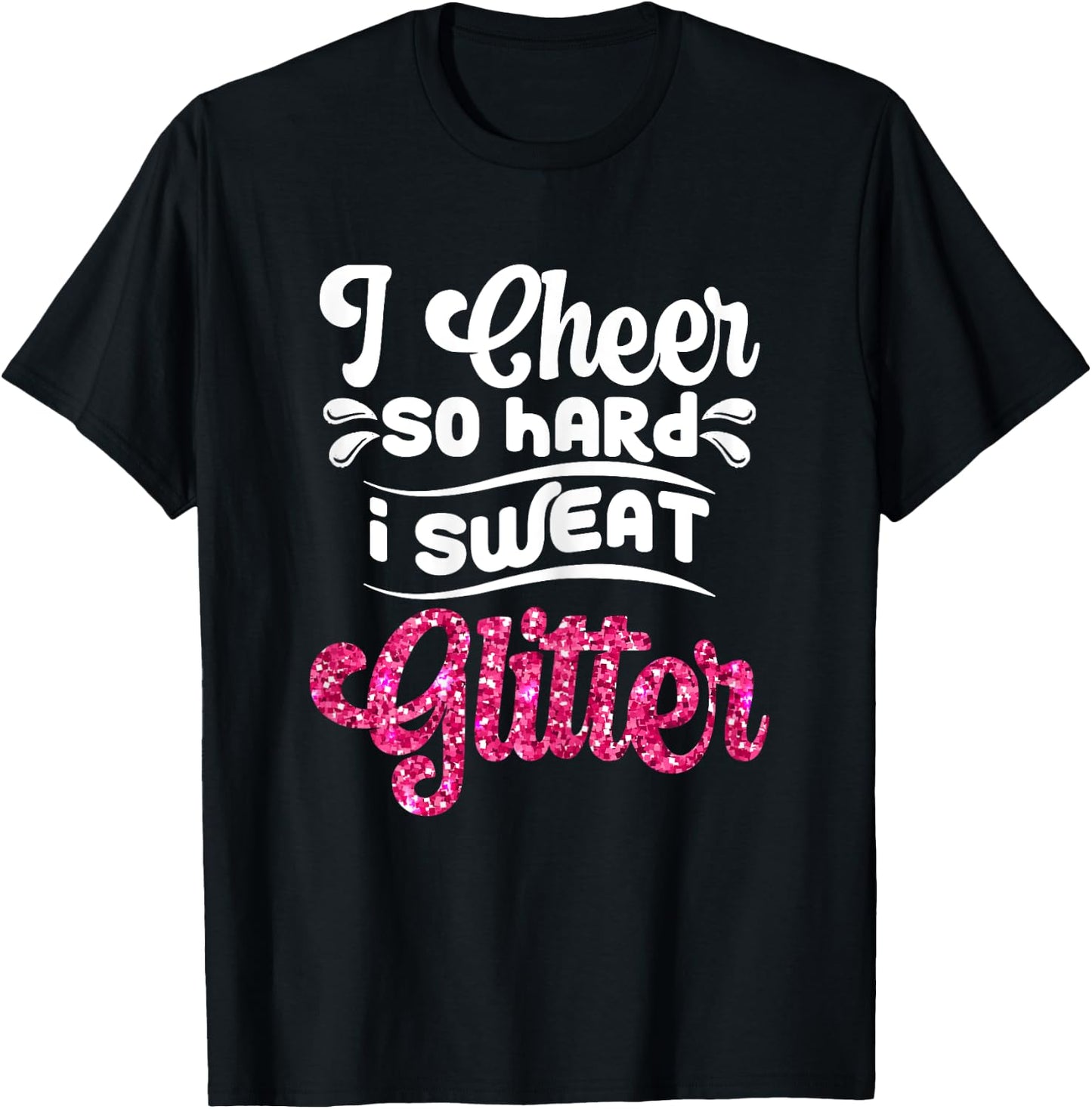 Funny Cheerleading Graphic For Cheer Girls Cheerleaders T-Shirt - T-Shirt | Black