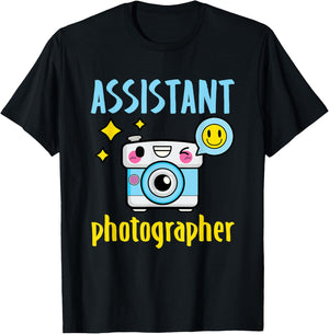 Assistant Photographer Photography Camera Kids Toddler T-Shirt - T-Shirt | Black