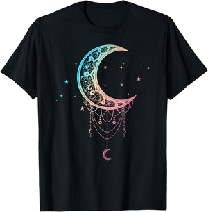 Pastel Moon Kawaii Pastel Goth T-Shirt - T-Shirt | Black